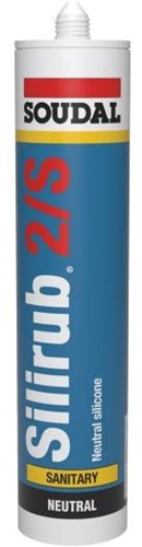 Soudal Silirub 2s | Sanitär-Set | cremeweiß ral 9001 | 300 ml – 105665