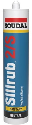 Soudal Silirub 2s | Sanitär-Set | Hellelfenbein ral 1015 | 300 ml – 103734