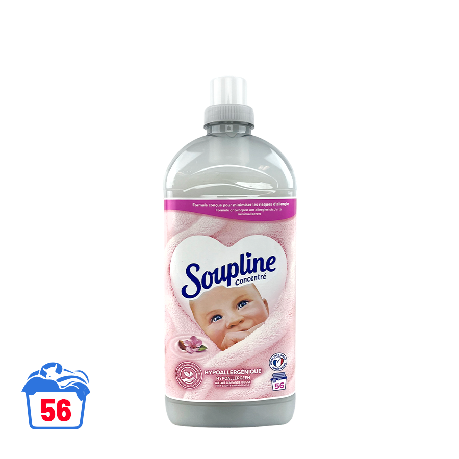 Soupline wasverzachter hypoallergeen met amandelmelk 1300ml