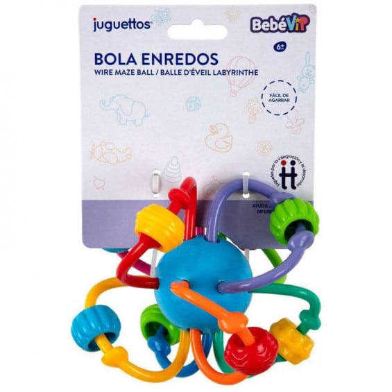 Playgo-Spielzeugballspiralen mit Spielzeug.