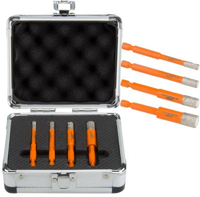 Spero hex tegelborenset | 6, 8, 10 13mm | wax | droog hex-tdn-set