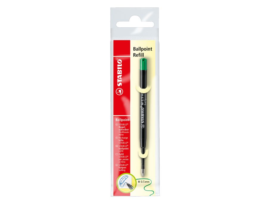 Stabilo -Kugelschreiber - Nachfüllung - 0,5 mm - grün