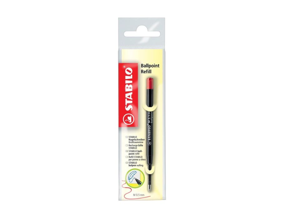 Stabilo Kugelschreiber - Nachfüllung - 0,5 mm - rot