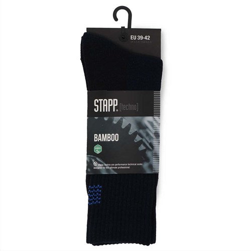 Stapp techno bamboo sok 28400 marine | 4990 marine blauw | maat 35 - 8719534312429
