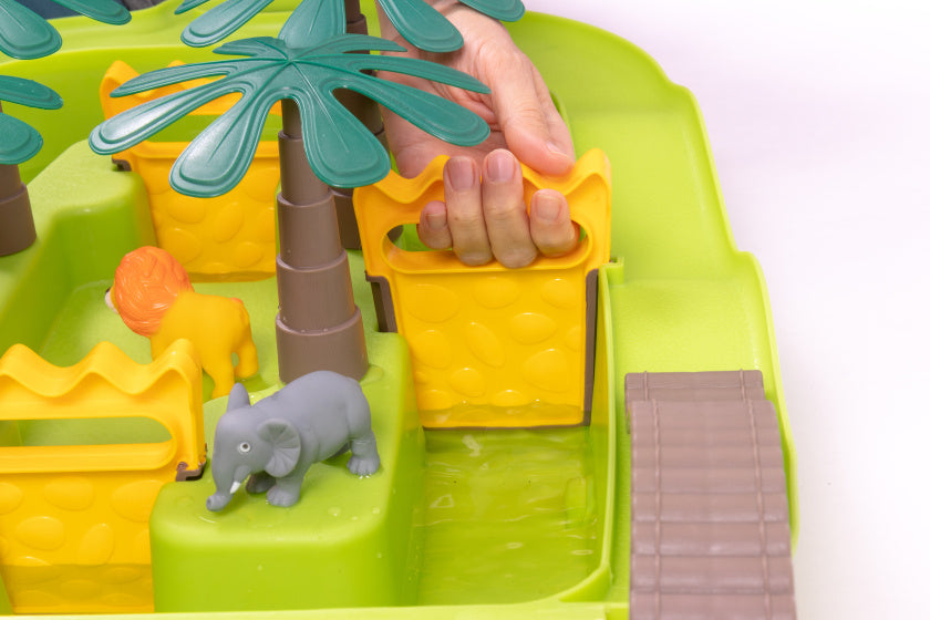 Starplay Jungle Water Fun Toy Case grün 18-teilig