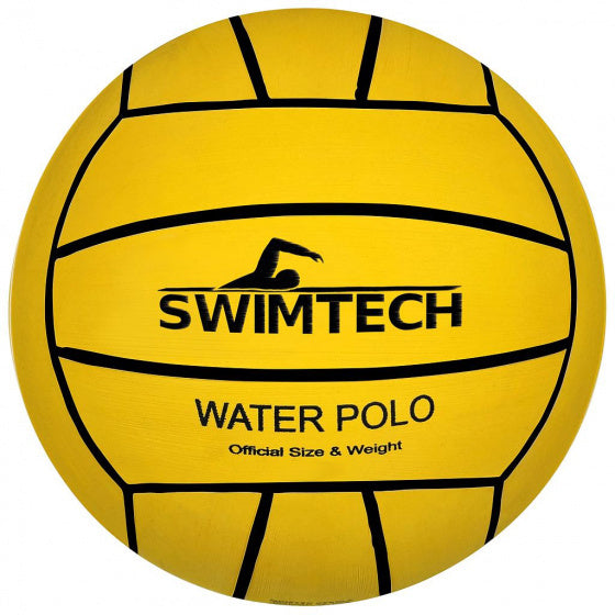 Swimtech Waterpolobal Gummi Gelb Größe 4