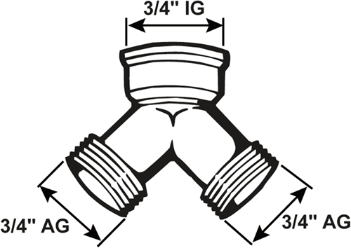 Cornat Messing-Ch-Y-Verteiler mmv 3 4 * – T386254