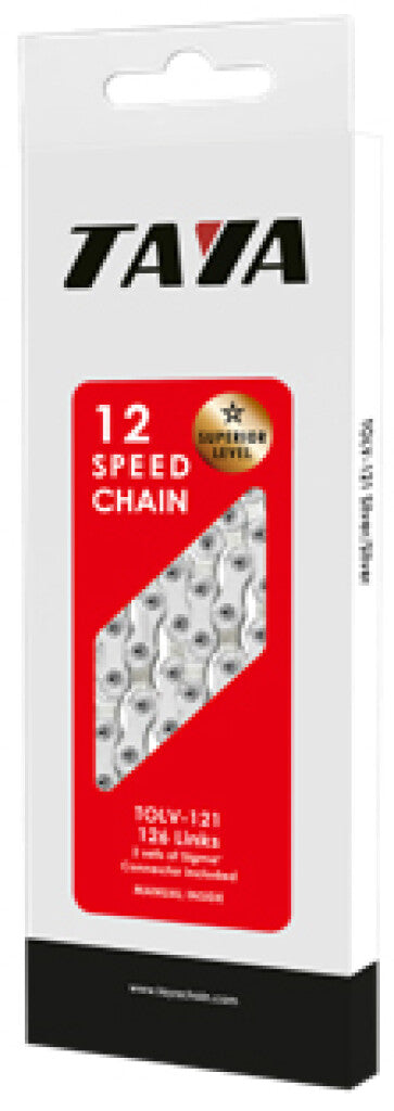 Taya Ketting Tolv-121 1 2x5 64x126, 12 Geschwindigkeit, Silber