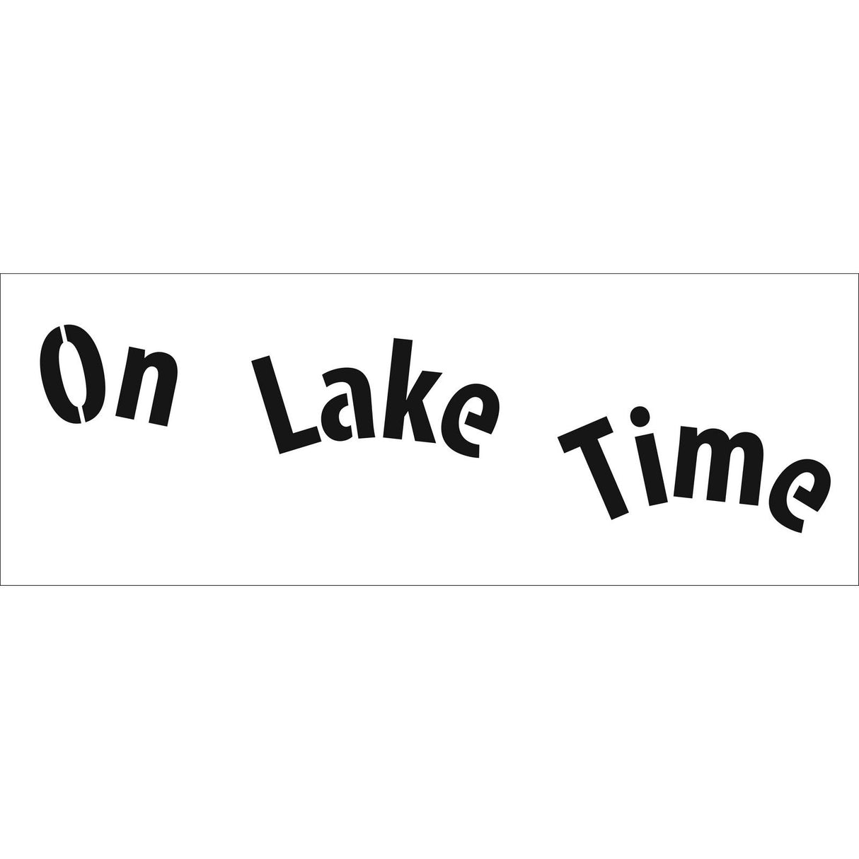 Die Werkstatt des Handwerkers • Schablone zum Thema Seezeit 41,91 x 15,2 cm