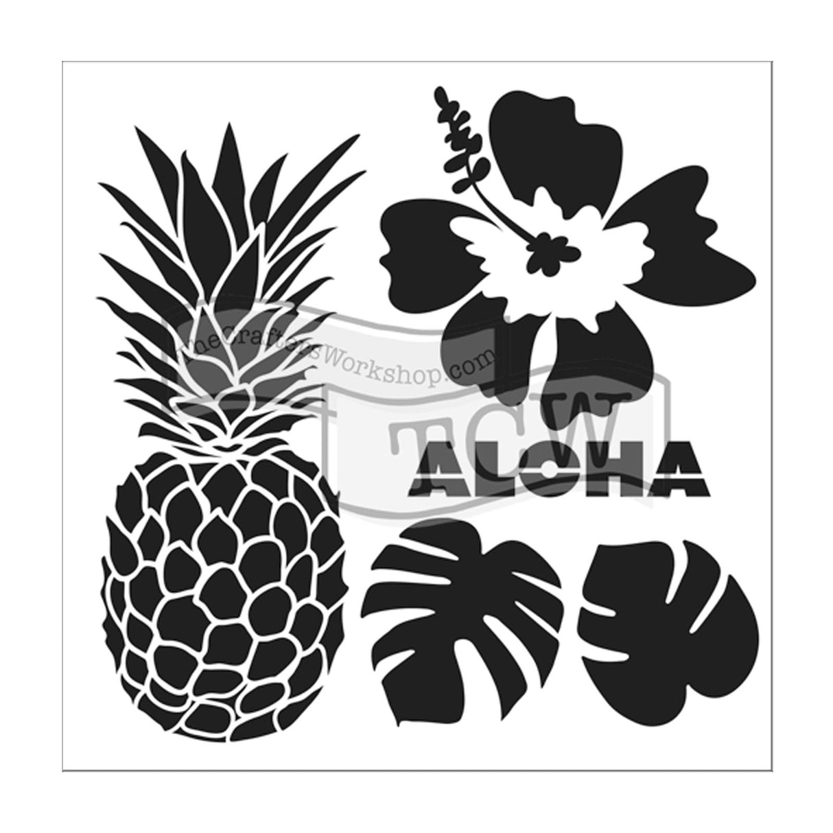 Die Werkstatt des Handwerkers • Vorlage 30x30cm Aloha