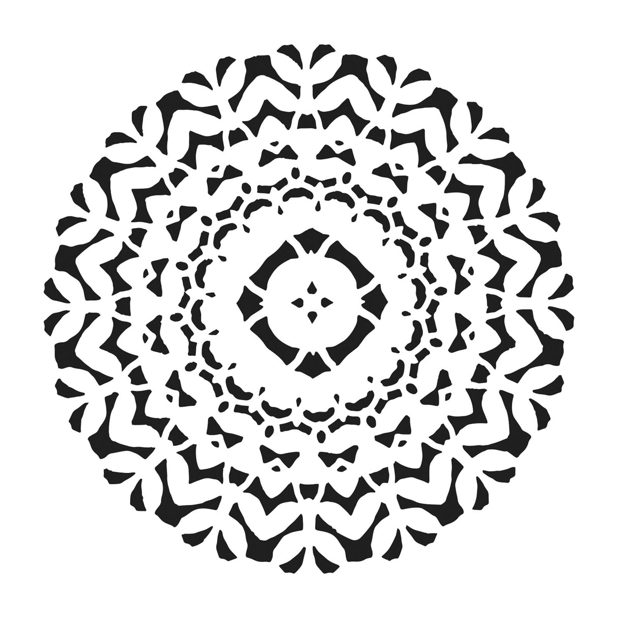 Die Werkstatt des Handwerkers • Vorlage Buchsbaumdruck 30,5 x 30,5 cm