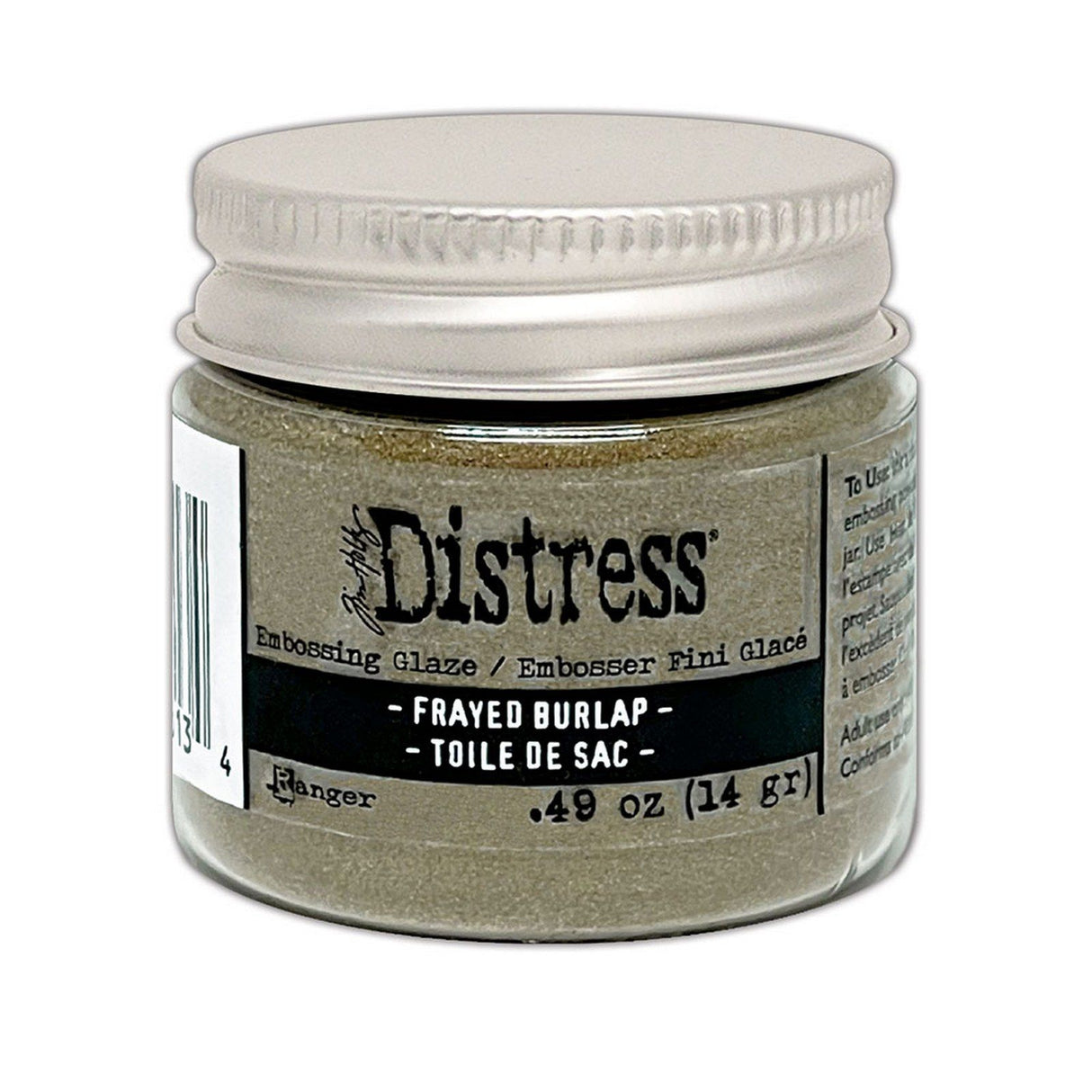 Ranger Ink Ranger • Tim Holtz Distress-Prägeglasur, ausgefranstes Sackleinen