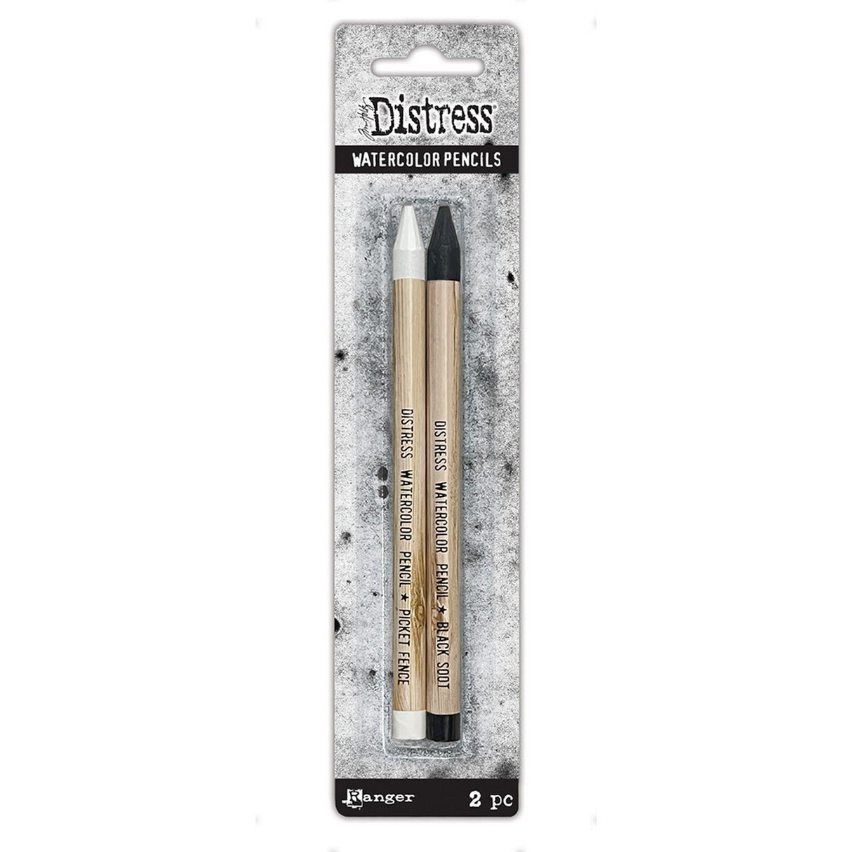 Ranger Tinte Ranger • Tim Holtz Aquarellstift Lattenzaun schwarzer Ruß