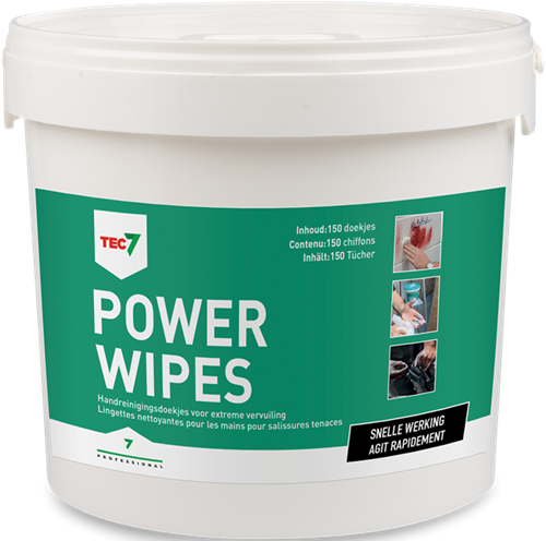 Tec7 Powerwipes Reinigungstücher 150 Tücher – 467035000