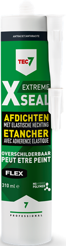 Tec7 x-seal anthrazit, Kartusche, 310 ml | alles und überall abdichten - 528014000
