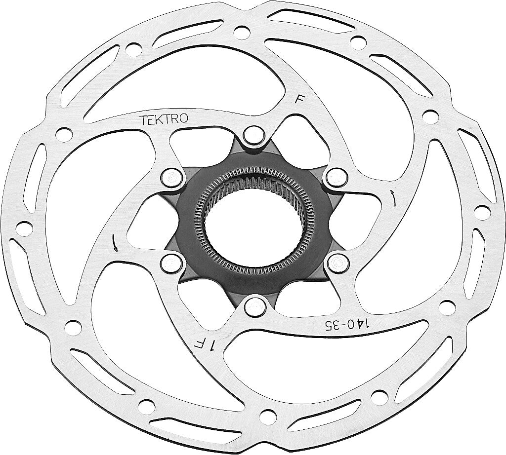KT tero TR140-35 Bremsbremsen-Rotor Ø140 mm Centerlock Silber