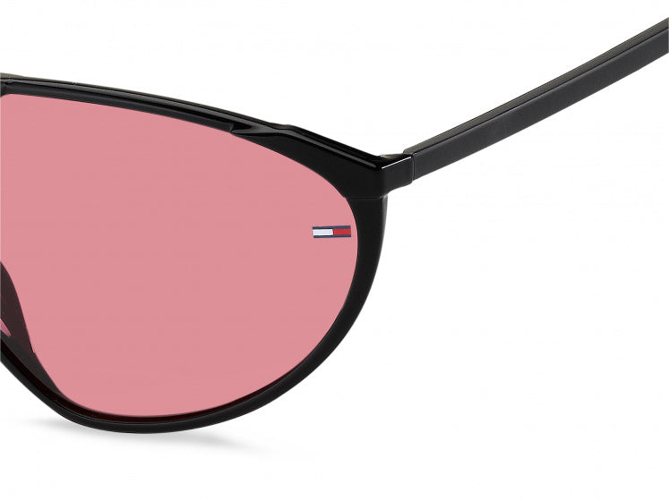 Tommy Hilfiger Sonnenbrille 0027 S Unisex Kat.3 Nylon schwarz rosa