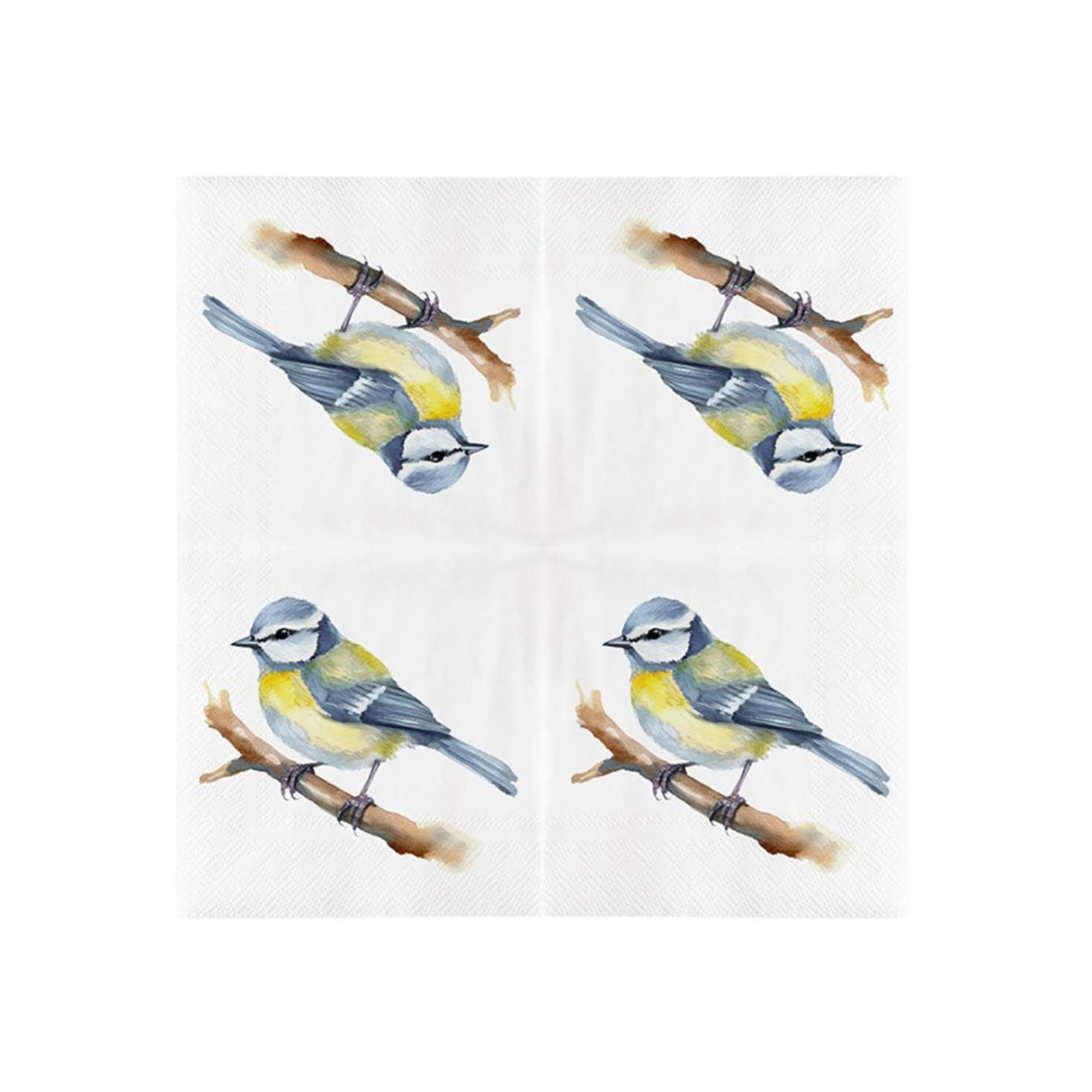 Esschert design papieren servet. pimpelmees 33x33cm