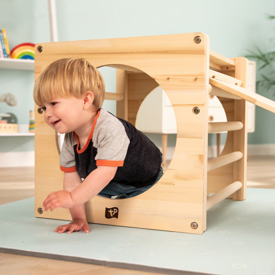 TP Toys Active-Tots Klimkubus Holzklimrek aus 12 Monaten