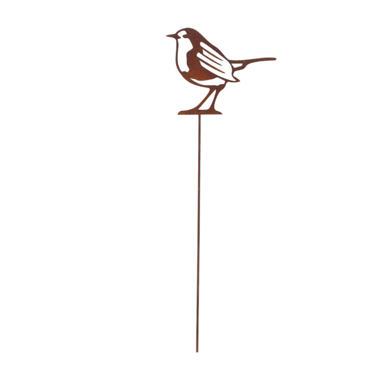 Esschert design roest tuinsteker roodborst 12x37cm