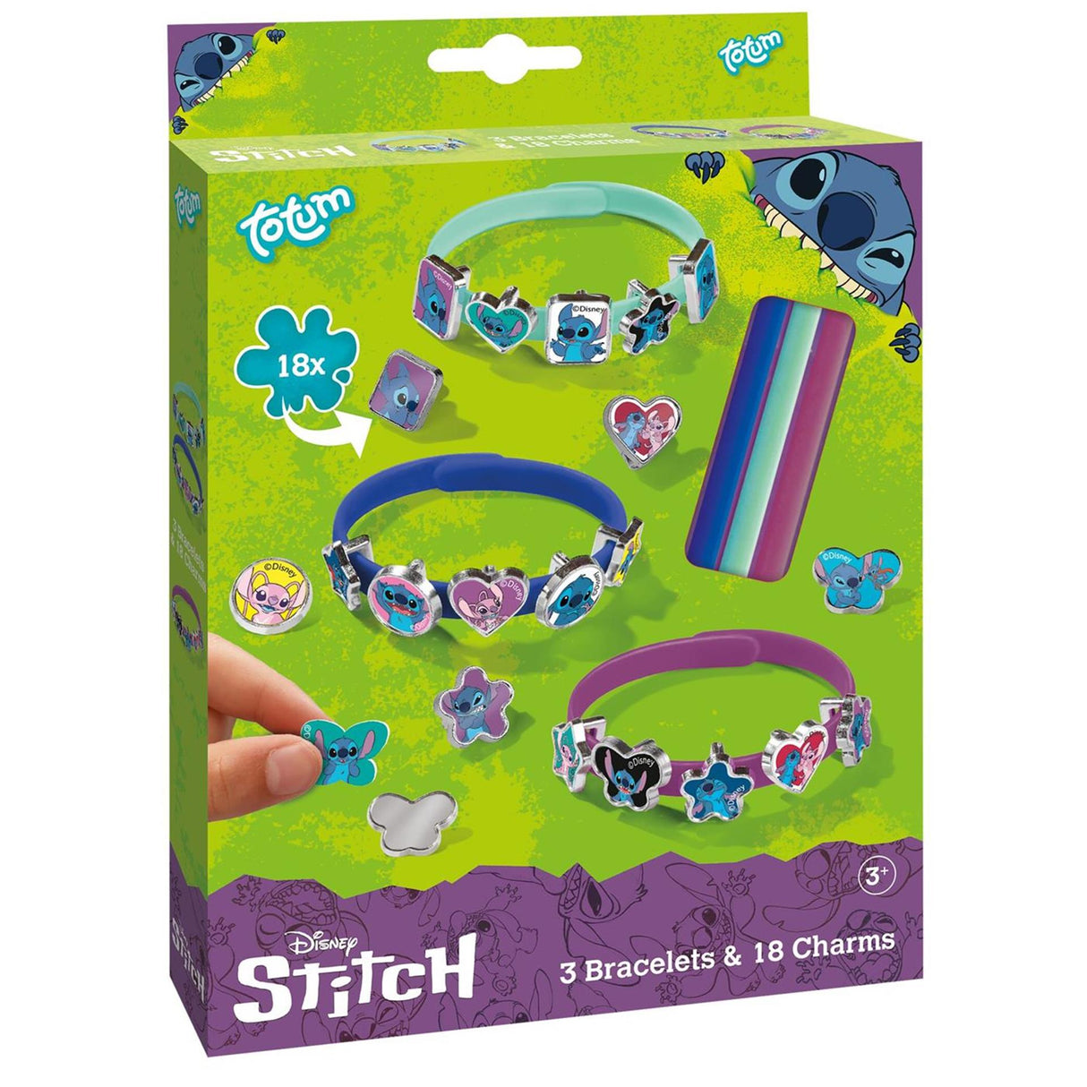 Totum-Stich-Schiebearmbänder mit Anhängern