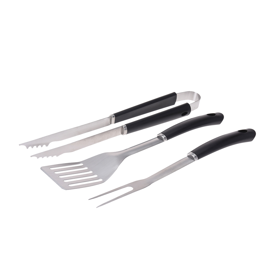 Vaggan barbecue gereedschapset 3-delig zwart