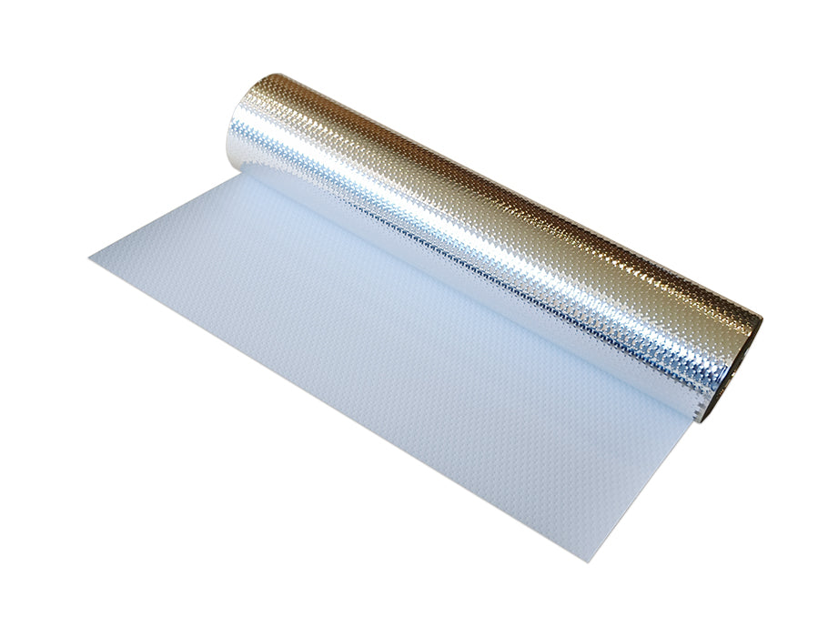 Tonzon -Fensterbankfolie - weißes Silber - 30 cm x 5 m