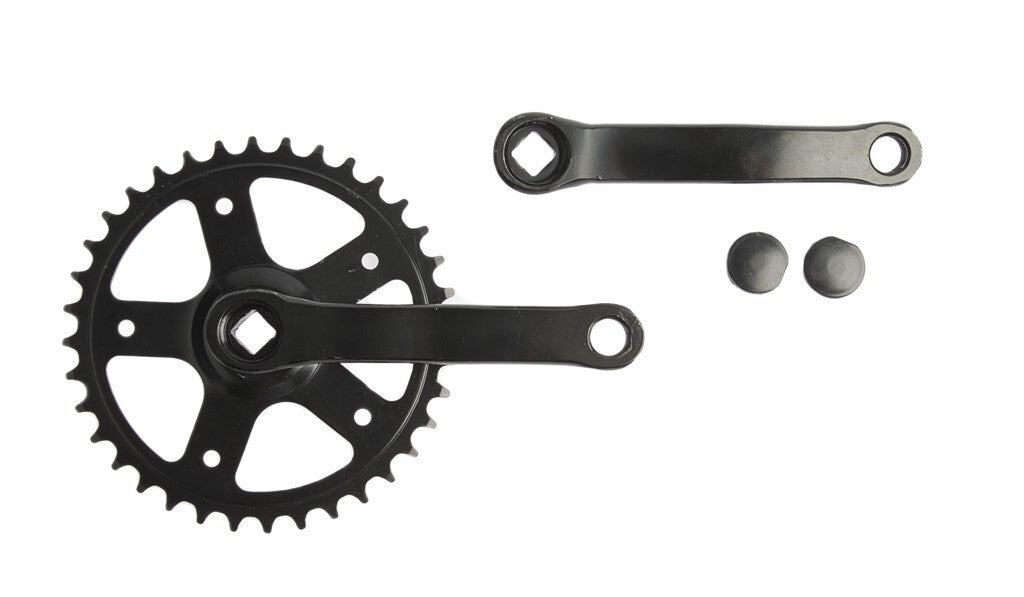 Vinty Crank Set 36T. Spieellos 130 mm 1 8 Schwarz