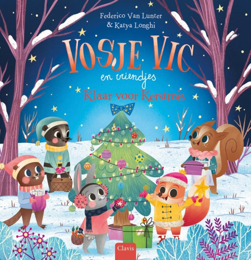 Clavis Fox Vic und Freunde. bereit für Weihnachten