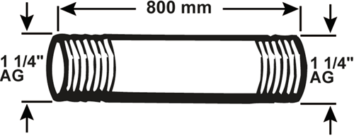Cornat Galva-Rohr mm 5 4 800 mm (530) – vzs5305480
