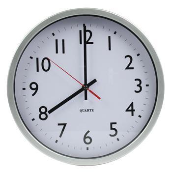 Nedis clwa110wt wanduhr 30 cm weiß