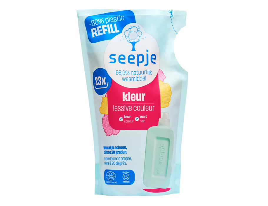Seepje-Nachfüllung – Flüssigwaschmittel – Farbe – magische Magnolie