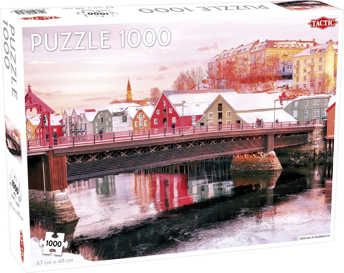 Taktikpuzzle - Nidelva in Trondheim - 1000 Teile