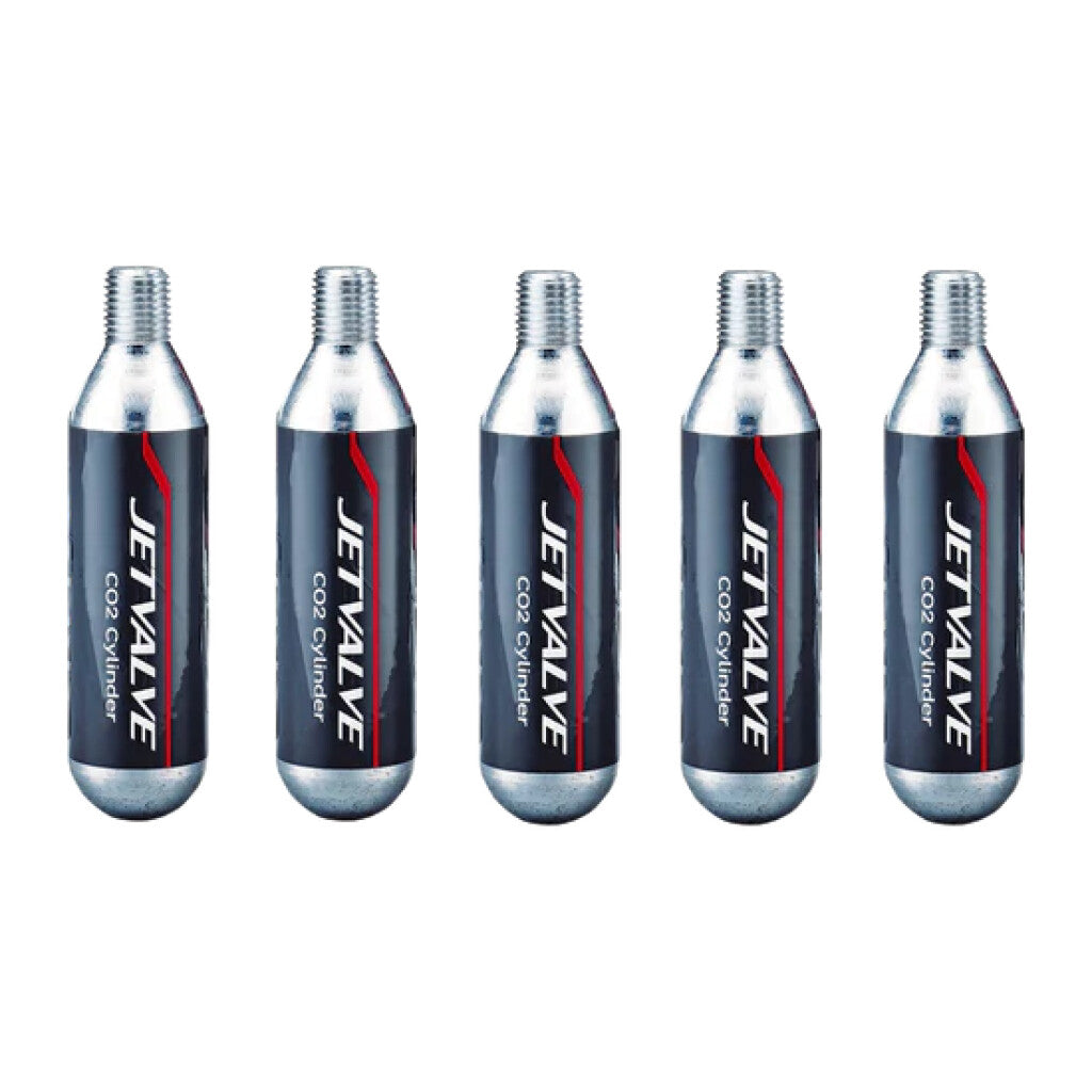 Weldtite Jet Valve CO2-Zylinder, 5 Stück