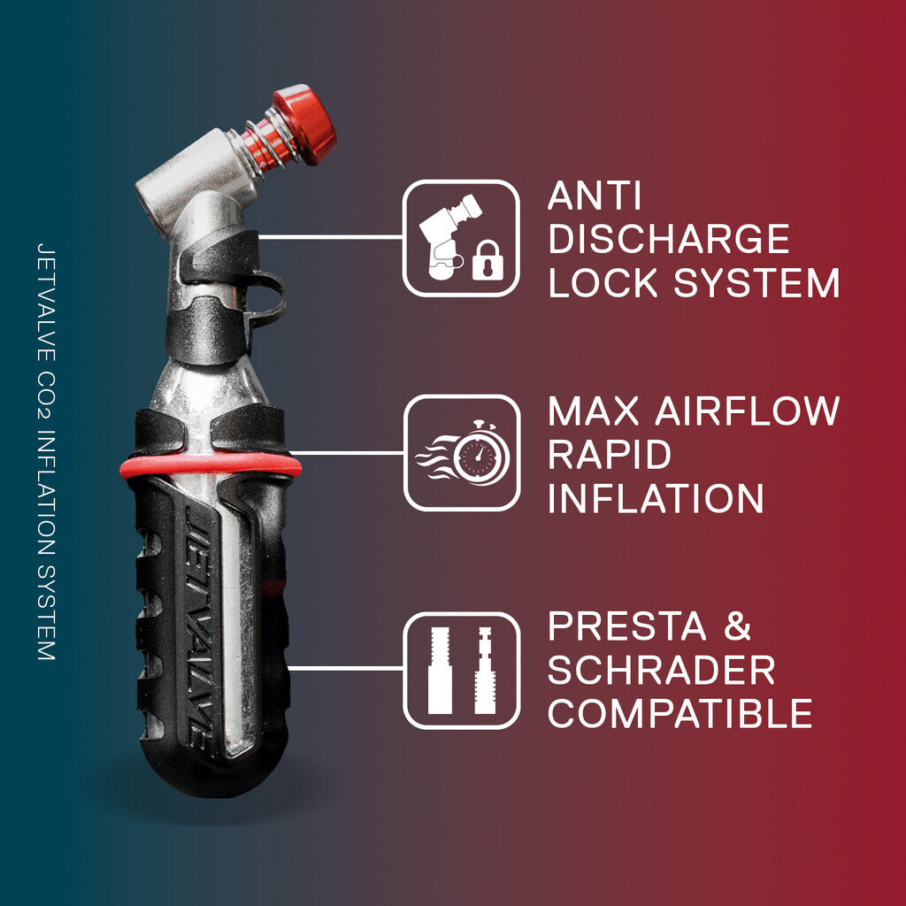 Weldtite Jet Valve CO2-Zylinder, 5 Stück