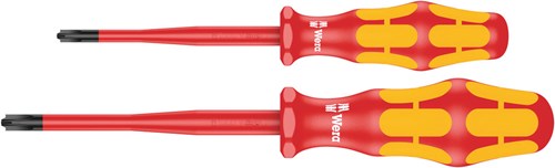 Wera 165 ist PZ S # 1+ 2 Schraubendreher-Set Kraftform Plus Serie 100. mit reduziertem Klingendurchmesser, 2-teilig – 05006470001