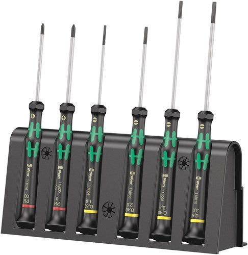 Wera 2035 6 a Mikro-Schraubendreher-Set + Halter, 6-teilig – 1 Stück(e) – 05118150001