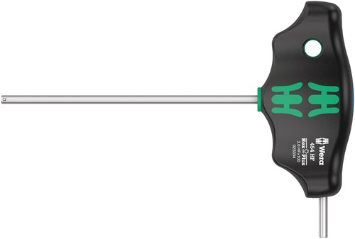 Wera 05023334001 hex-plus HF-T-Griff-Sechskantschraubendreher – 3 x 100 mm – 454