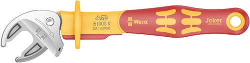 Wera 6004 Joker VDE L VDE-isolierter, selbsteinstellender Gabelschlüssel, 16-19 x 5 8-3 4 x 226 mm – 05020153001
