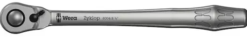 Wera 8004 b zyklop Metallratsche mit Schaltklinke mit 3 8-Antrieb, 3 8 Zoll x 222,0 mm – 1 Stück – 05004034001