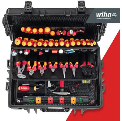Wiha 42069 | Werkzeugkoffer-Set | Elektriker | 115 Stück | Kompetenz | einstellen | xxl 2 - 42069
