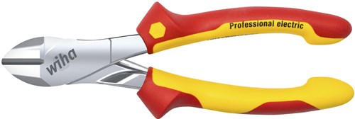 Wiha Power-Seitenschneider Profi elektrisch mit Dynamicjoint® mit ein- und ausschaltbarer Öffnungsfeder | 200 mm – 41279 – 41279