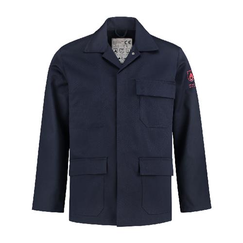 Bestex Arbeitsjacke, flammhemmende Asche, Baumwolle, Polyester, Marineblau, XXL