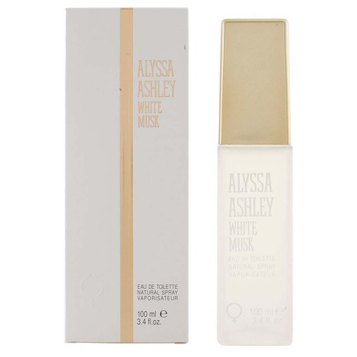 Alyssa Ashley Eau de Toilette Spray weißer Moschus 100 ml Unisex