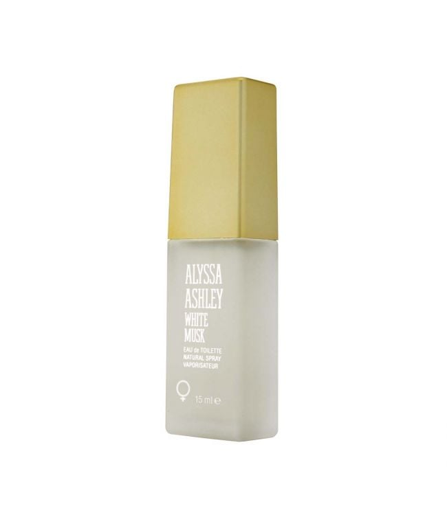 Alyssa Ashley Eau de Toilette Spray weißer Moschus 15 ml Unisex