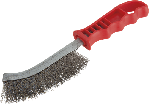 Wolfcraft Handdrahtbürste | Edelstahl | 265mm | 1 Stück - 2717000