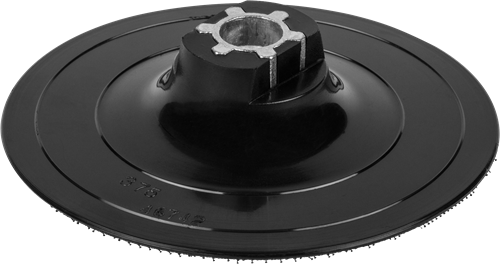 Wolfcraft - steunschijf 125mm voor haakse slijper - 2285000