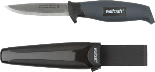 Wolfcraft Outdoormesser | mit Etui | 1 Stück - 4085000