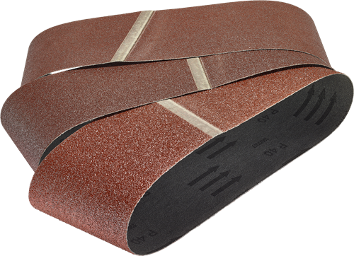 Wolfcraft Schleifbänder | k40, 80, 120 | 76x457mm | 5 Stück - 8415000