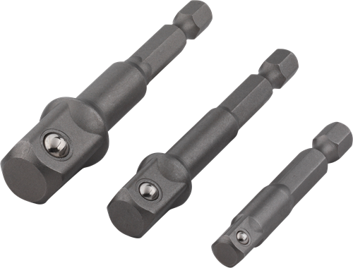 Wolfcraft-Set | Adapter mit Rutschkupplung | 3-teilig | 1 Satz - 8797000